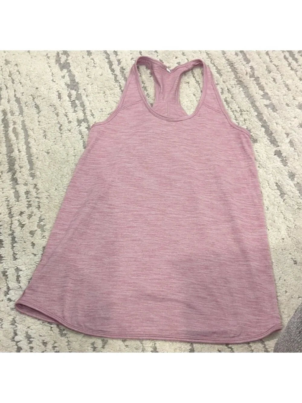 Lululemon Essential Tank Heathered Figue